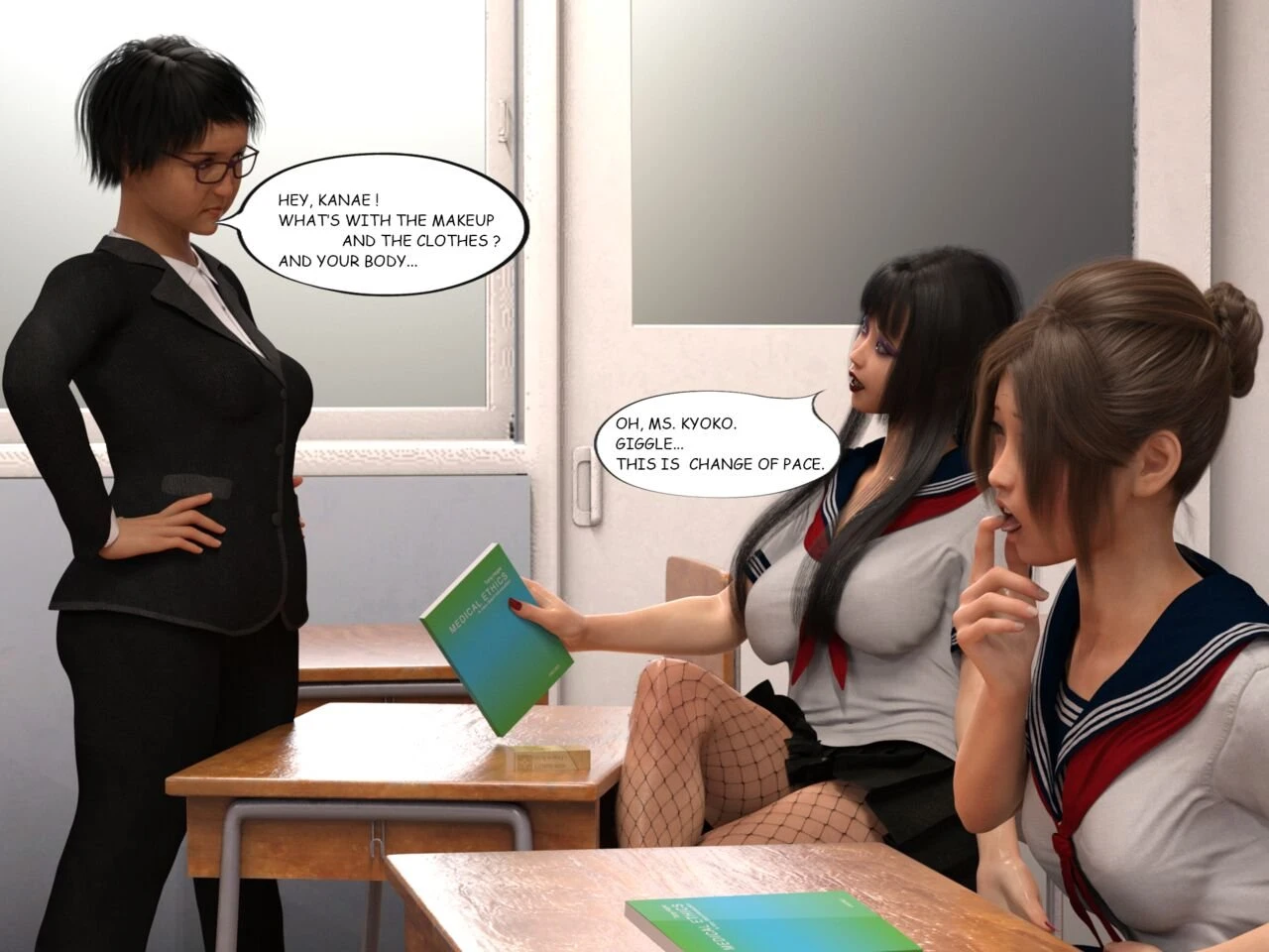 Sanae and Kanae -Piece of Succubus- porn comic picture 72