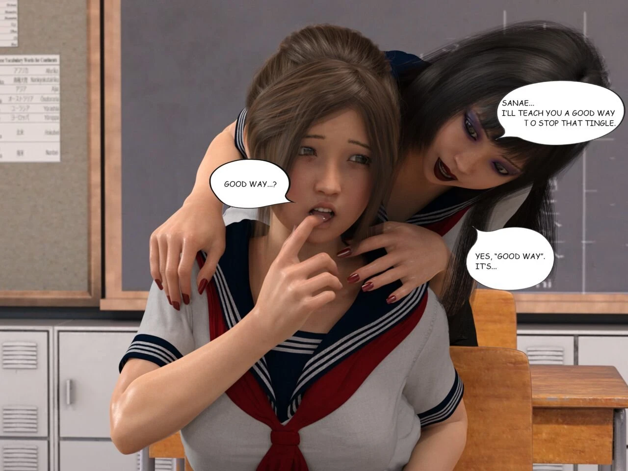 Sanae and Kanae -Piece of Succubus- porn comic picture 75