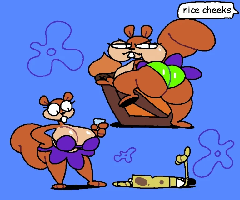 Sandy (Ass)Cheeks porn comic picture 1