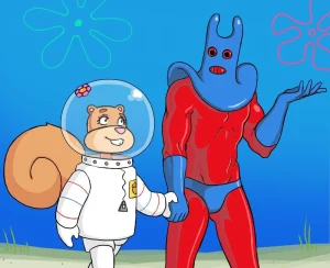 Sandy x Man Ray porn comic picture 1