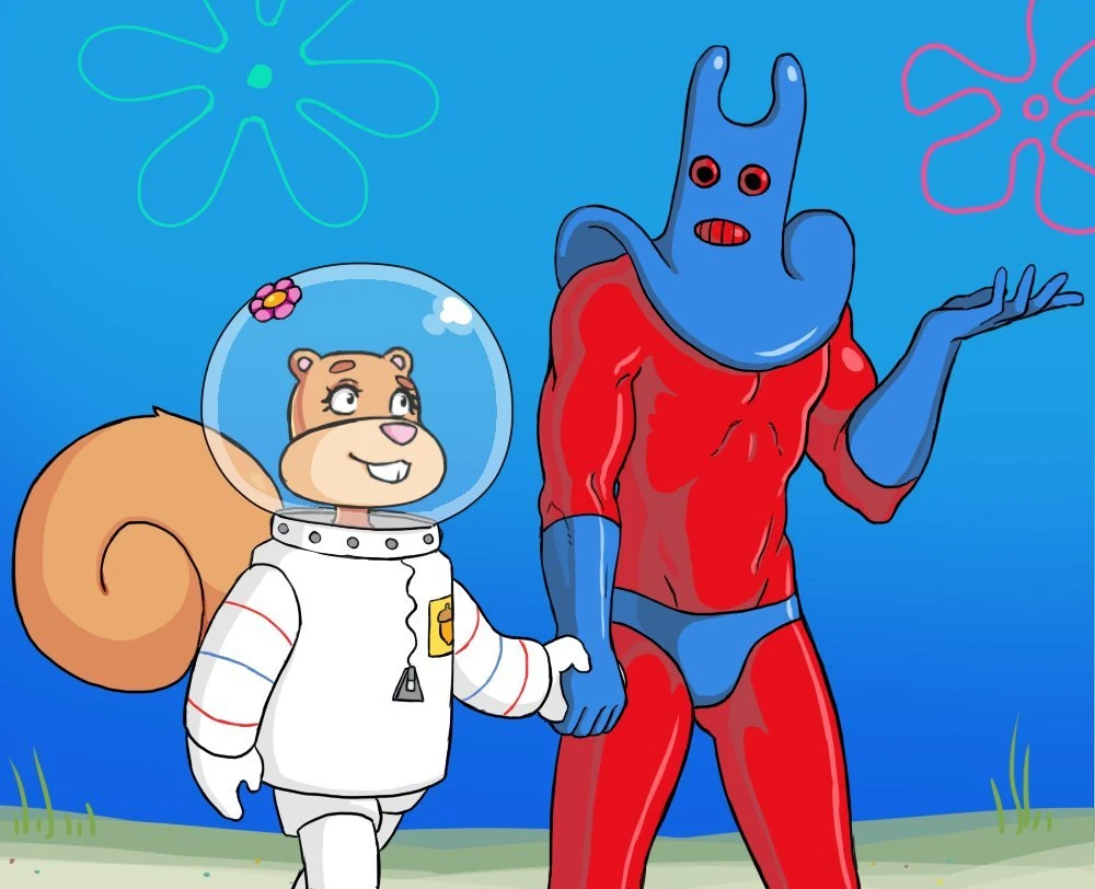 Sandy x Man Ray porn comic picture 1