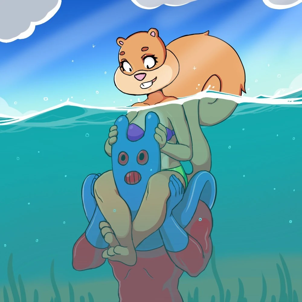 Sandy x Man Ray porn comic picture 12