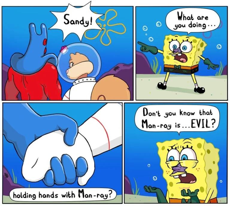 Sandy x Man Ray porn comic picture 2