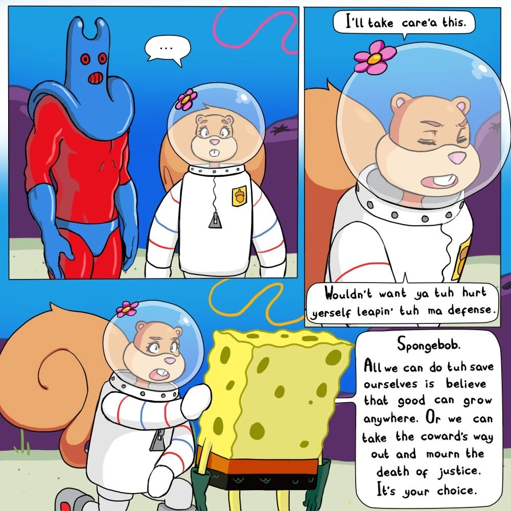 Sandy x Man Ray porn comic picture 3