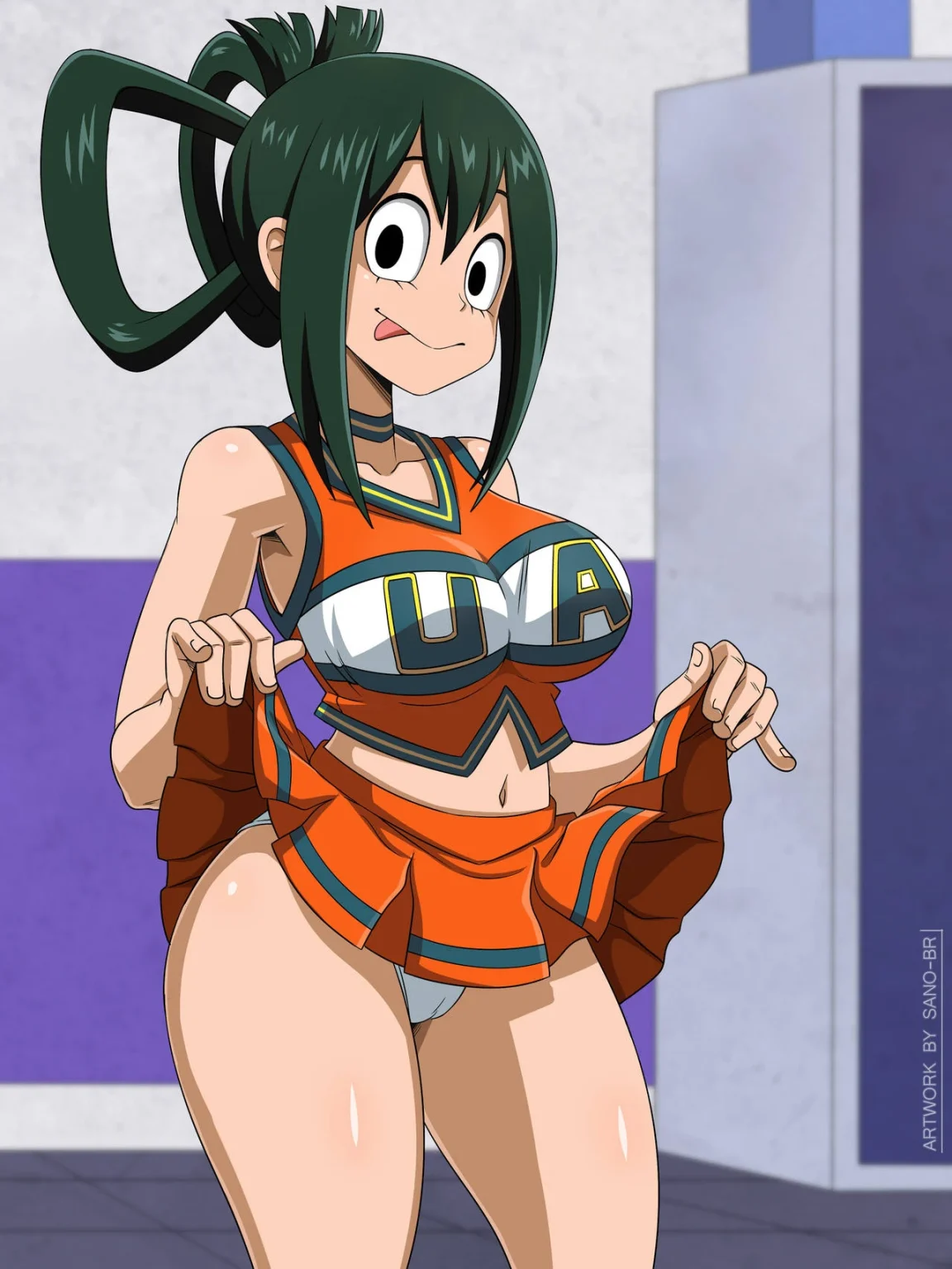 Sano-BR mha Cheerleader porn comic picture 1