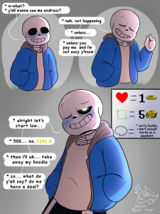 Sans strip game porn comic picture 1