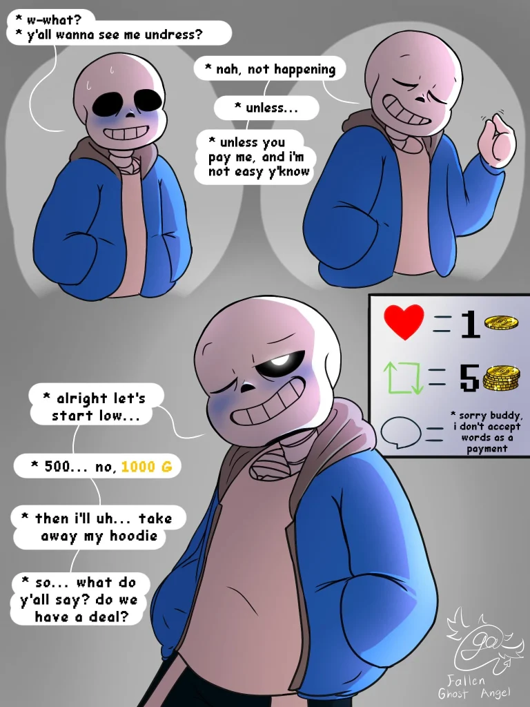 Sans strip game porn comic picture 1