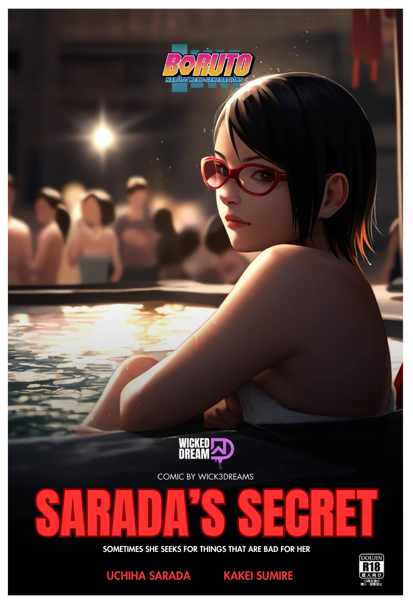 Sarada's Secret porn comic picture 1