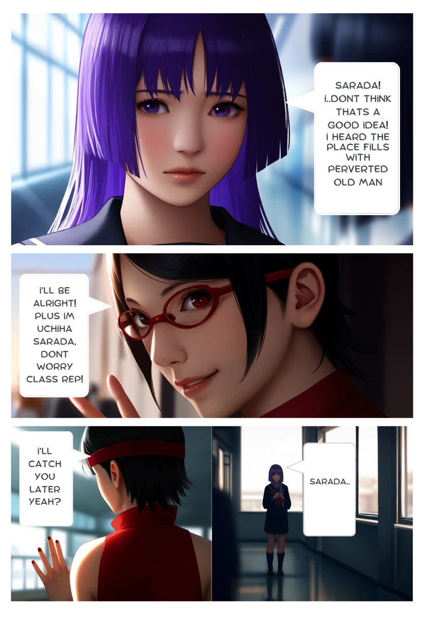 Sarada's Secret porn comic picture 5