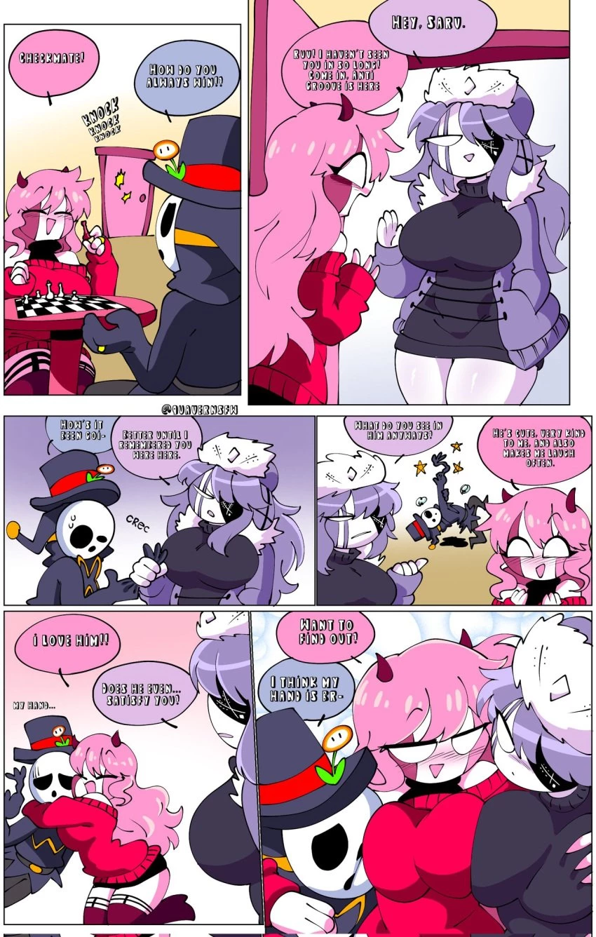 Sarv And Ruv Threesome porn comic picture 1