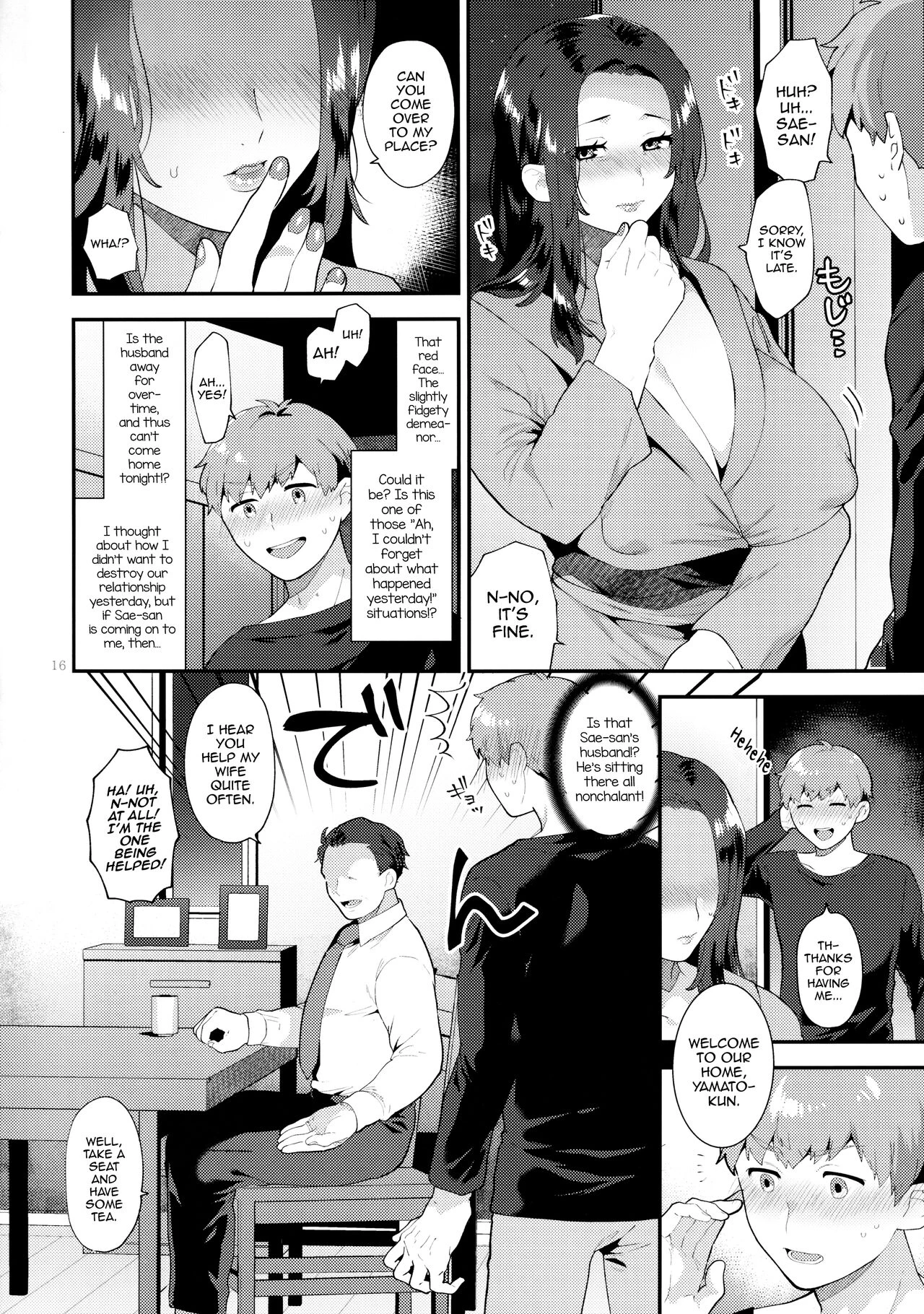 Sasou Oku-san porn comic picture 15