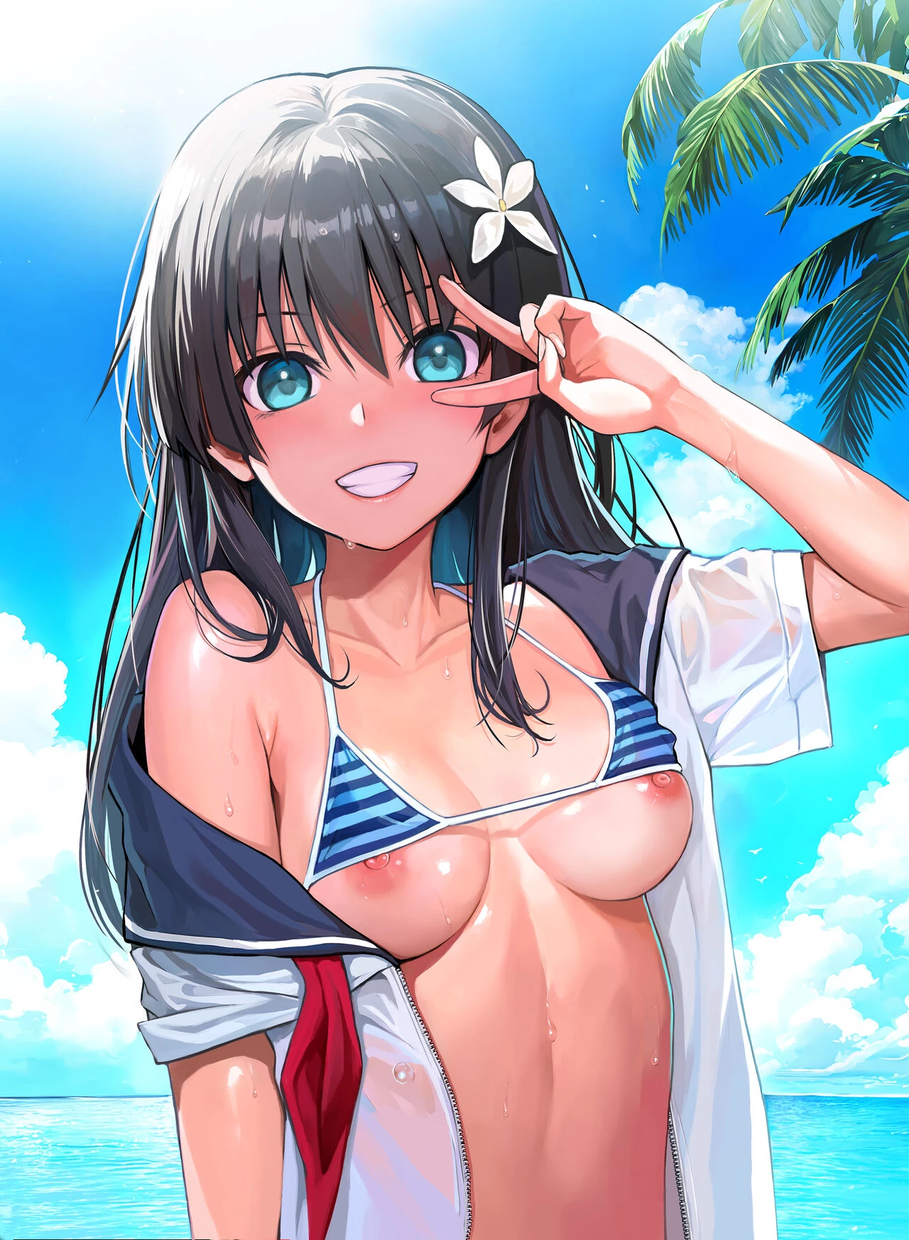 Saten-san; Video in Summer | Saten-san, Image Video o Toru Natsu porn comic picture 4