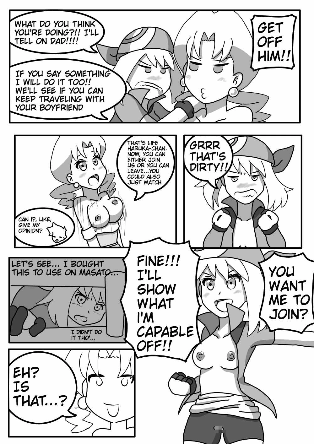 Satoshi and Koharu's Daily talk 2 porn comic picture 13