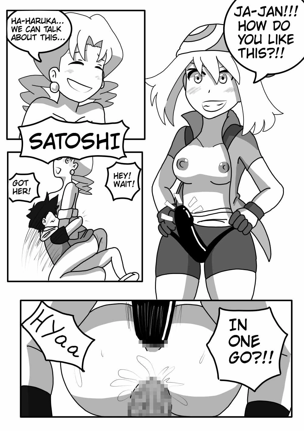 Satoshi and Koharu's Daily talk 2 porn comic picture 14