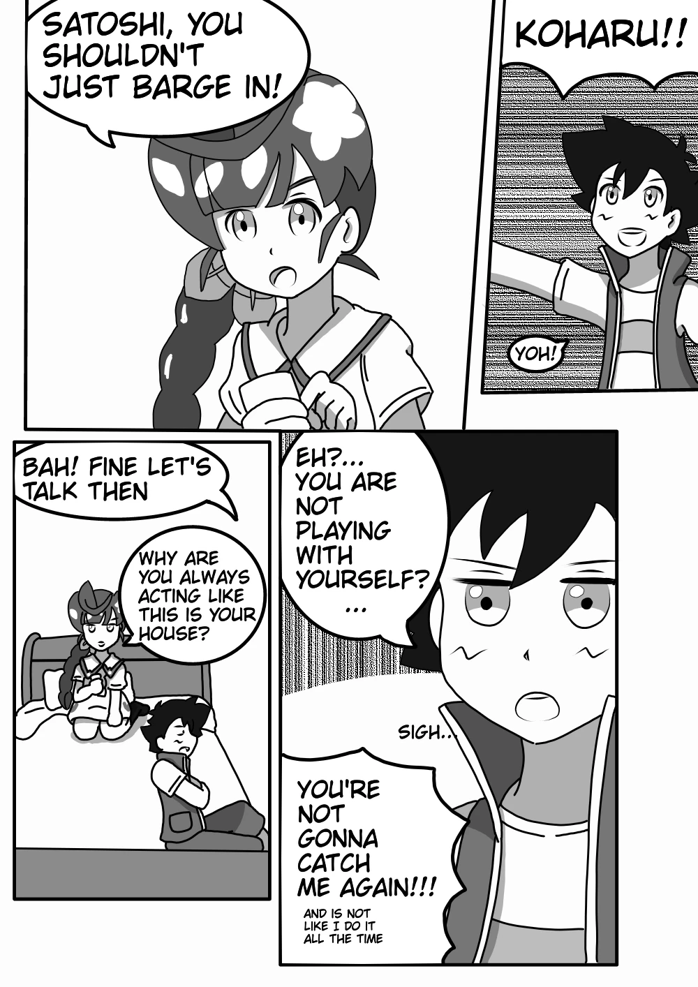 Satoshi and Koharu's Daily talk 4 porn comic picture 2