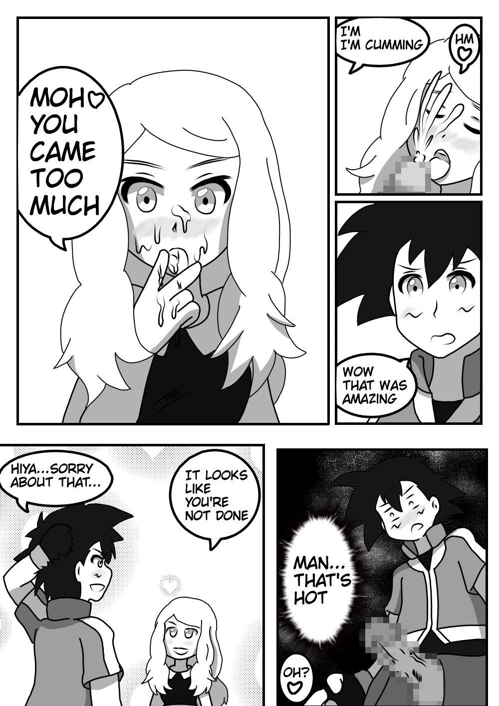 Satoshi and Koharu's Daily talk 5 porn comic picture 12