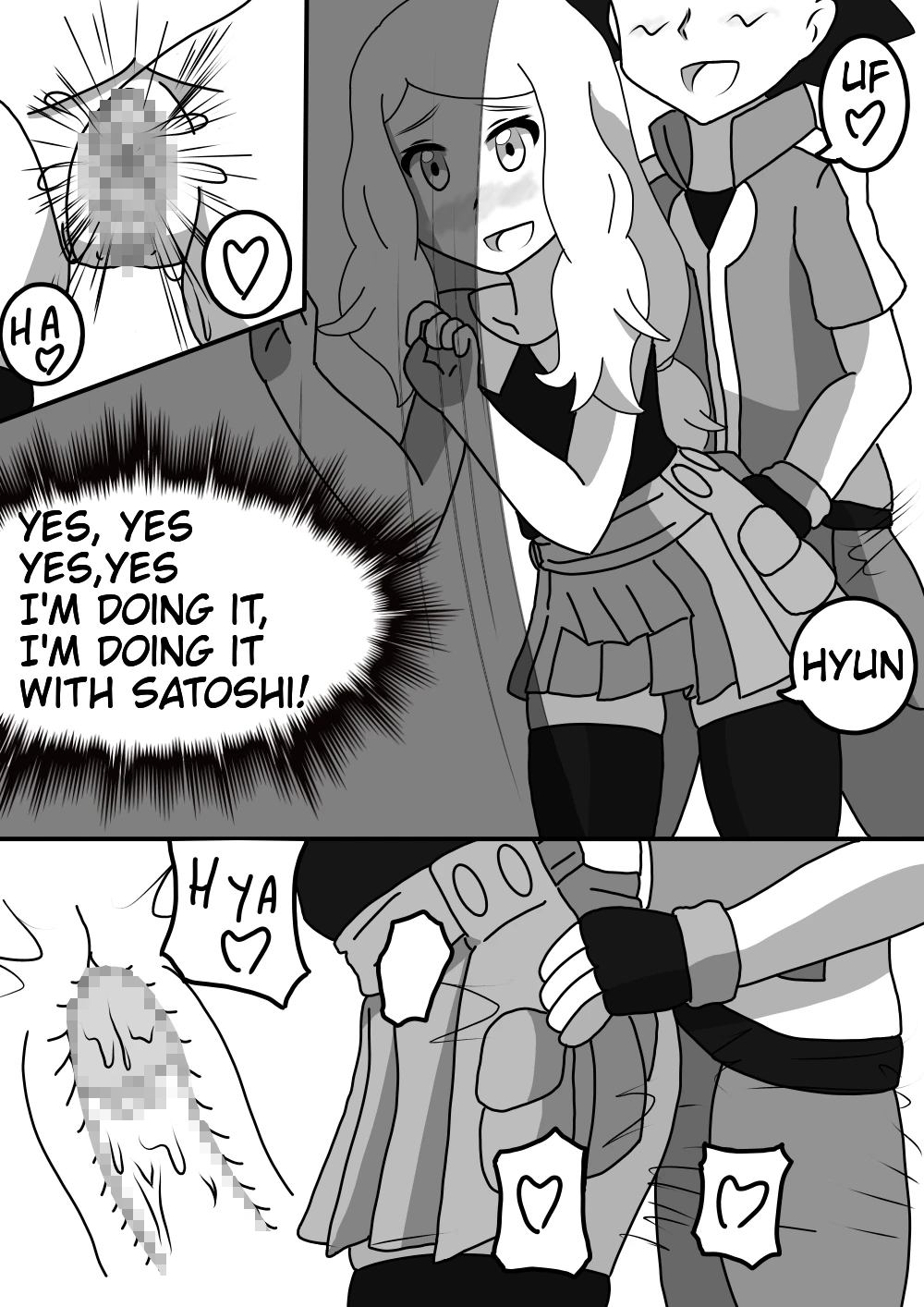 Satoshi and Koharu's Daily talk 5 porn comic picture 14