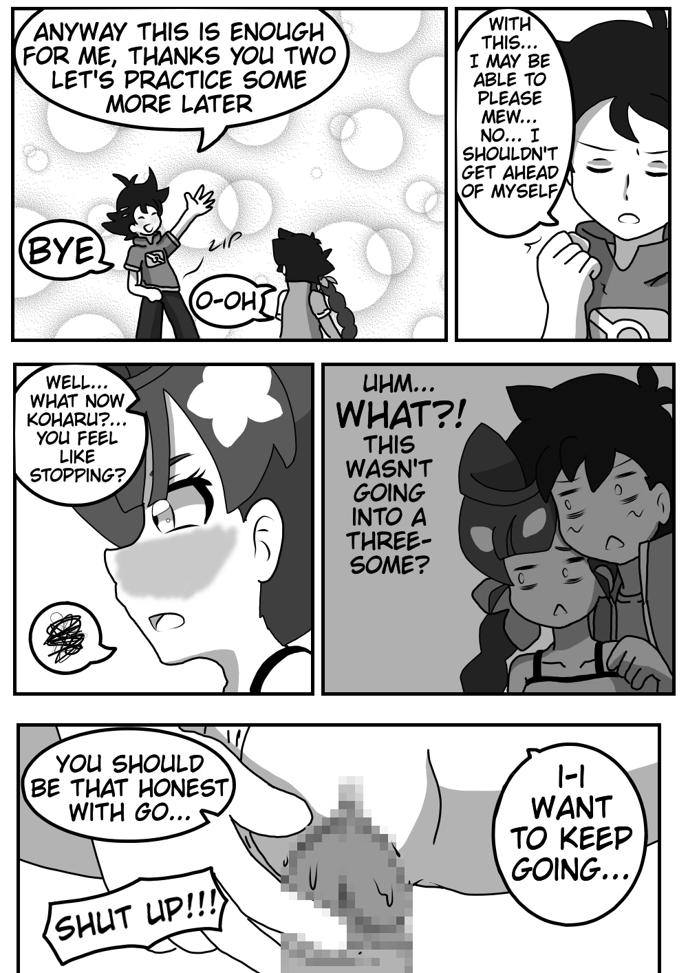 Satoshi and Koharu's Daily talk 7 porn comic picture 19