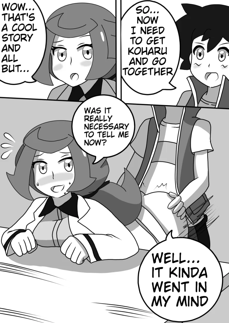 Satoshi and Koharu's Daily talk 7 porn comic picture 2