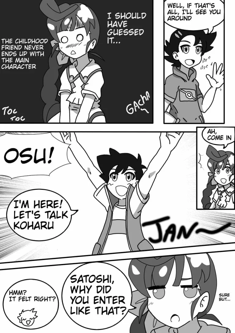 Satoshi and Koharu's Daily talk porn comic picture 3