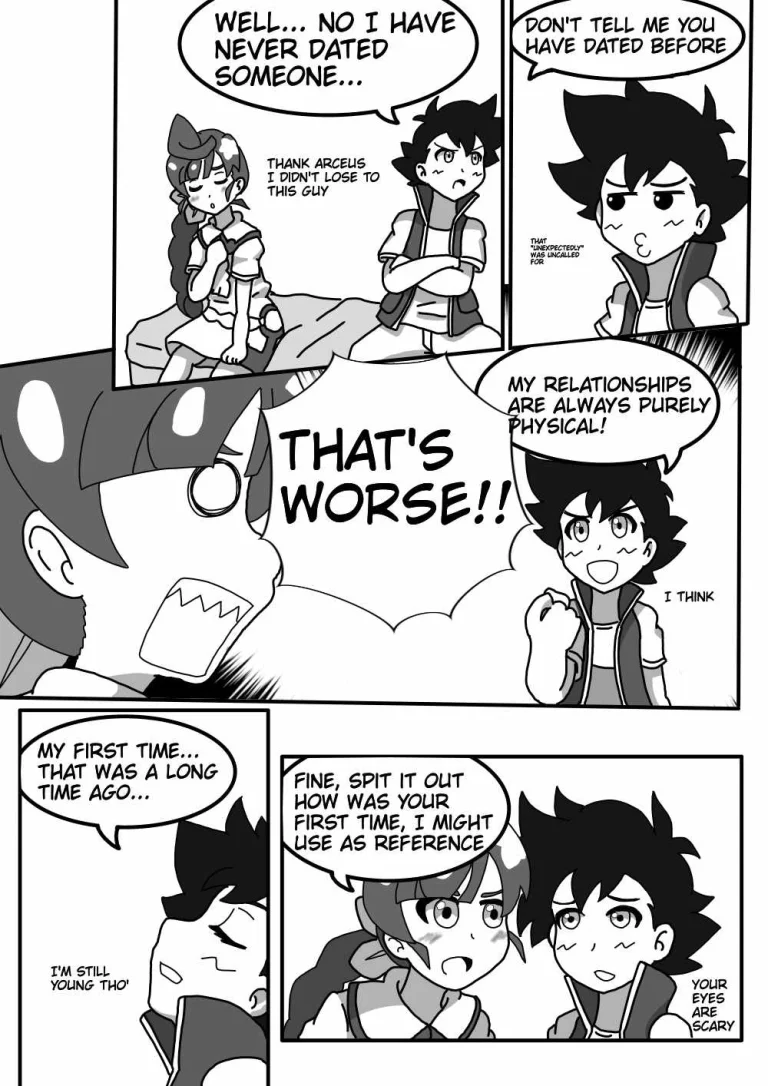 Satoshi and Koharu's Daily talk porn comic picture 5