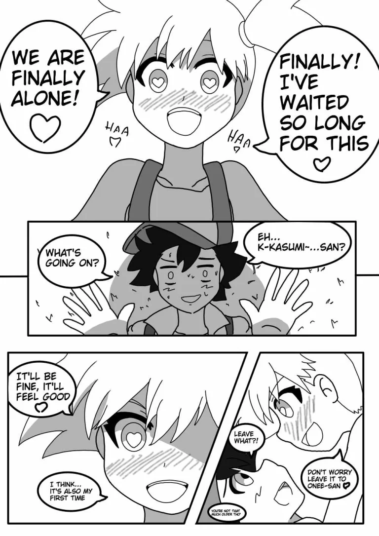 Satoshi and Koharu's Daily talk porn comic picture 7
