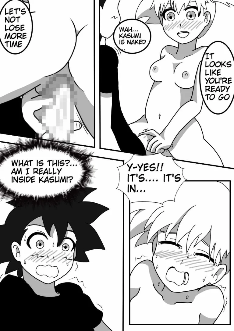 Satoshi and Koharu's Daily talk porn comic picture 9
