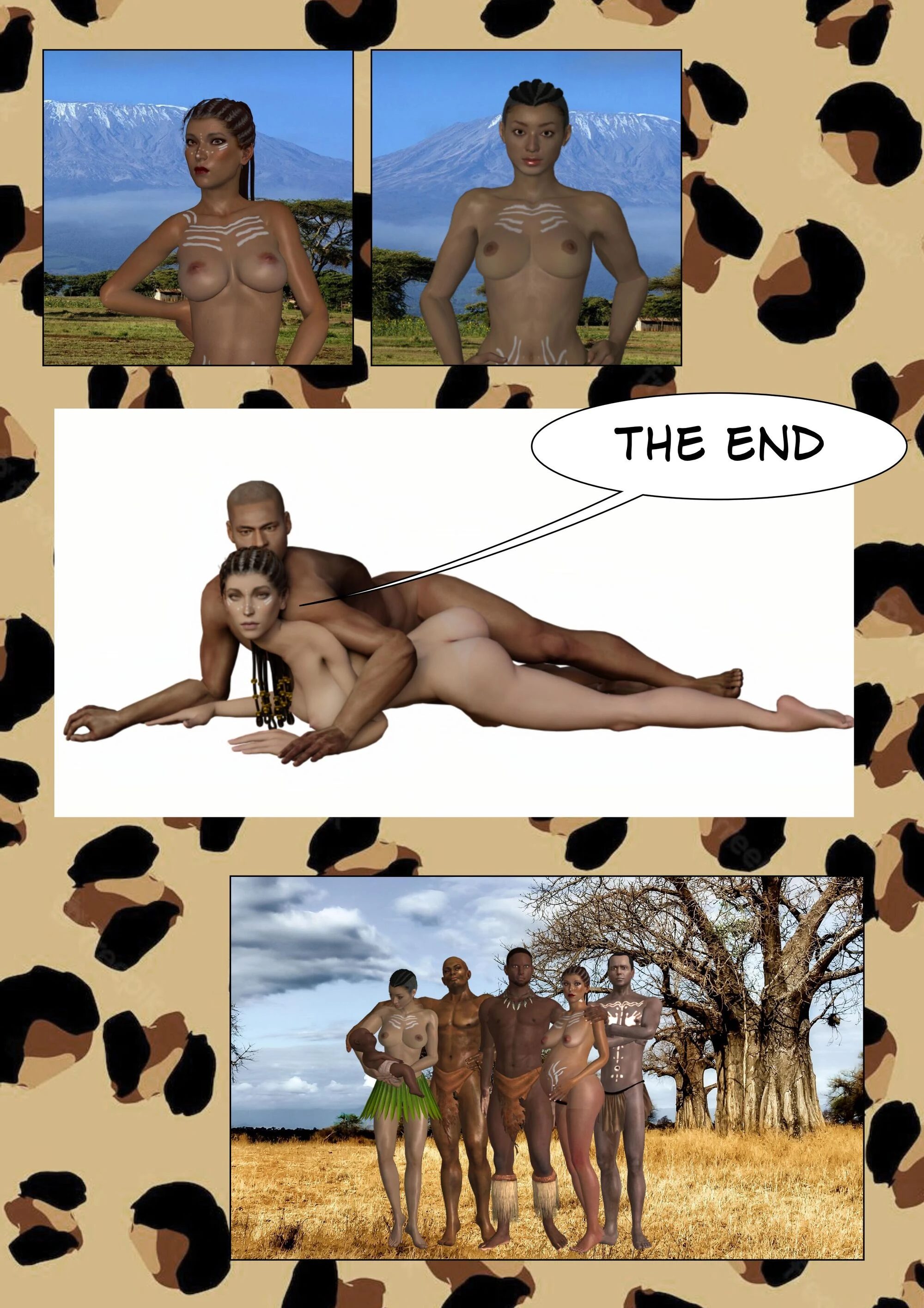 Savana party - A Lara Croft XXX adventure porn comic picture 16