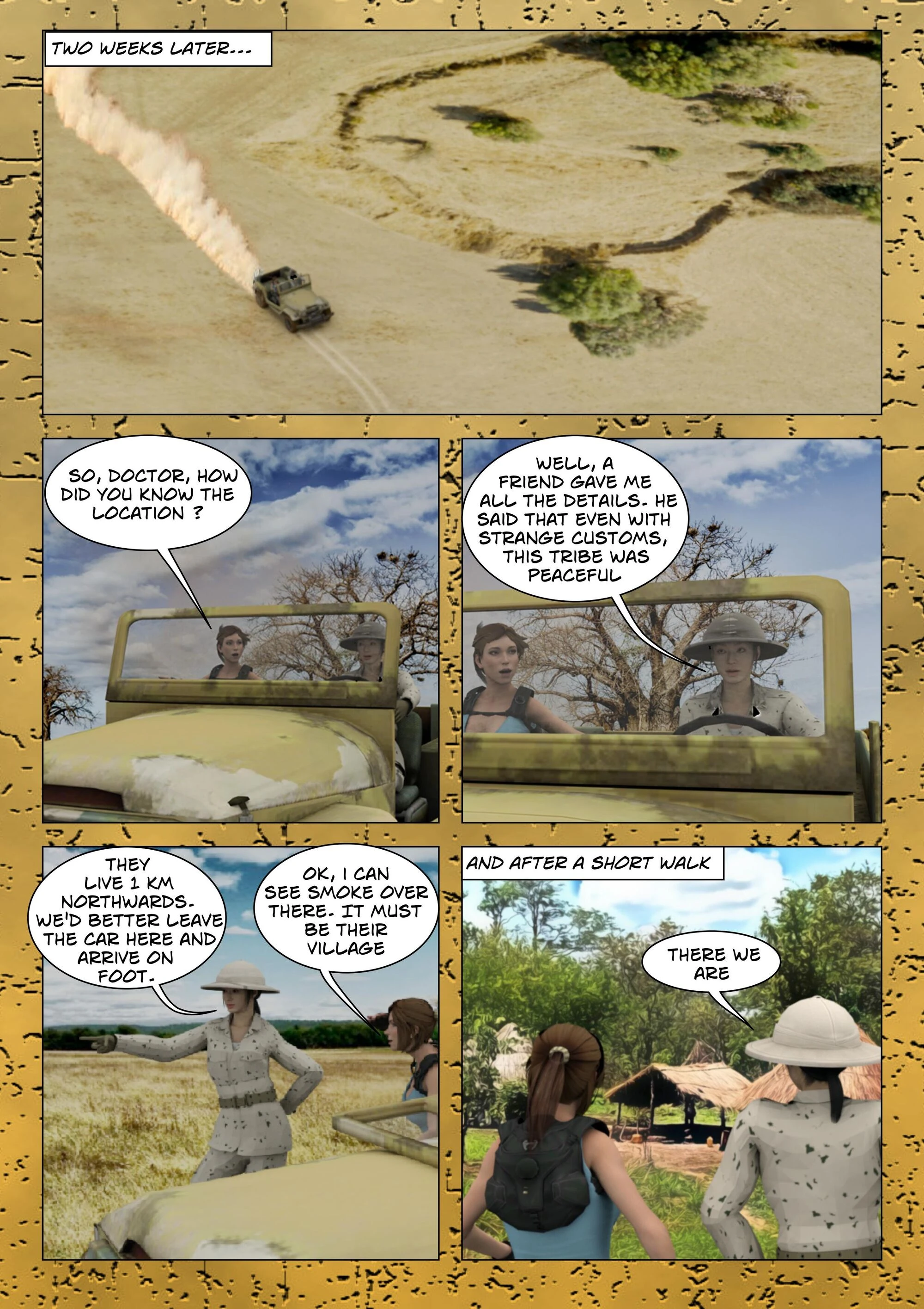 Savana party - A Lara Croft XXX adventure porn comic picture 4