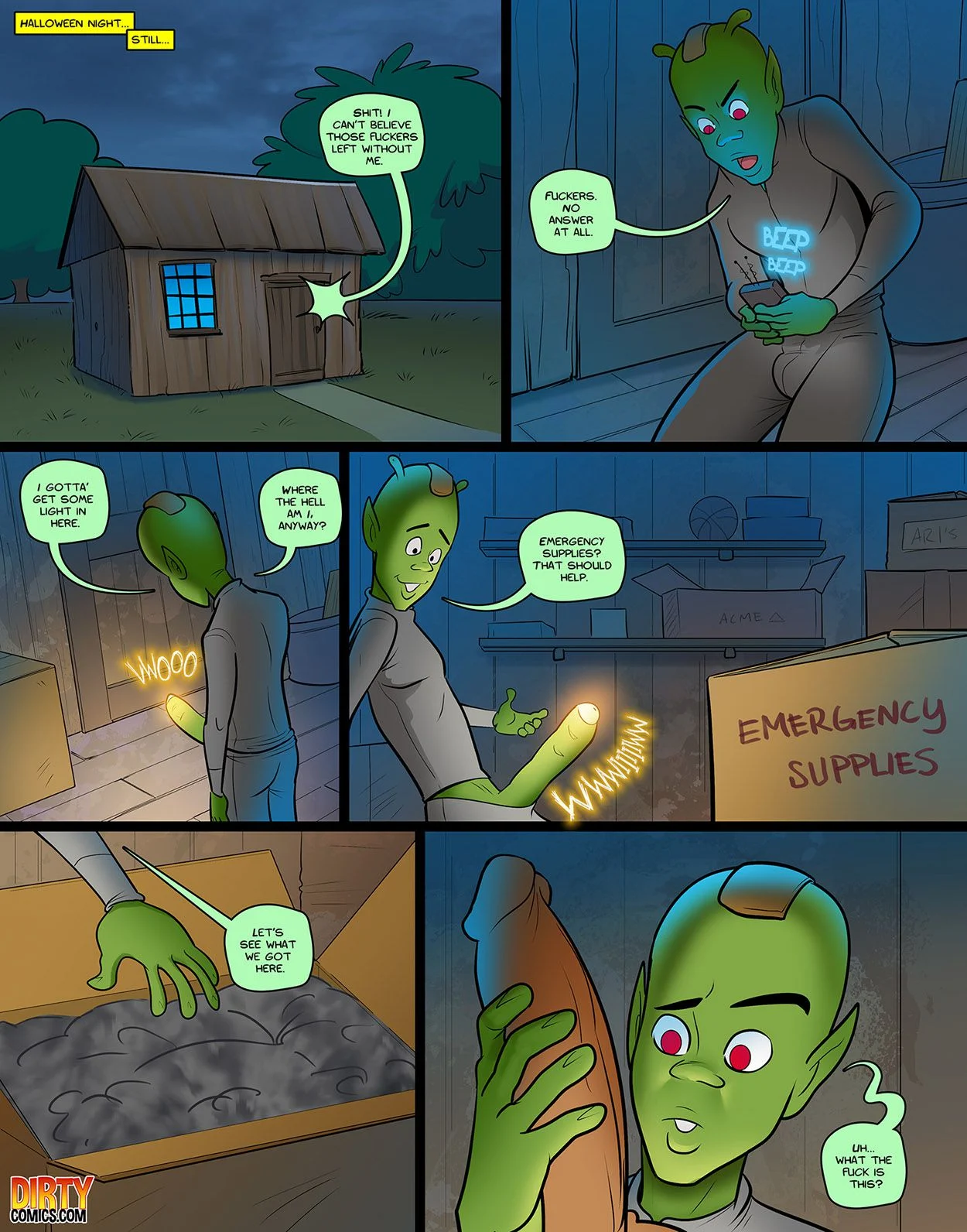 Saving Halloween 1.5 porn comic picture 2