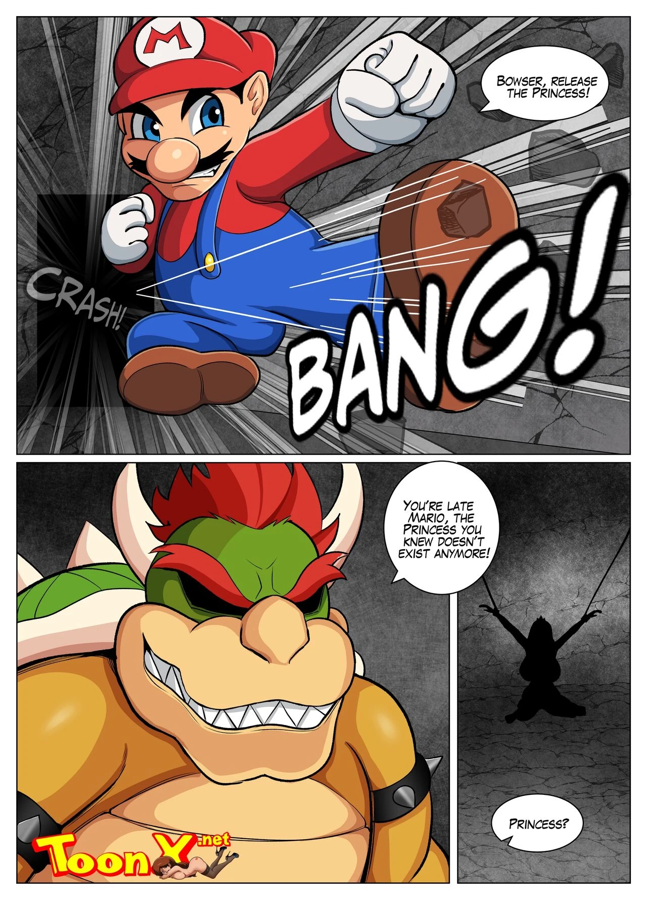 Saving Princess Peach porn comic picture 10