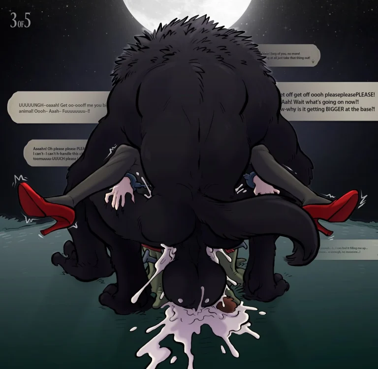 Scarewerewolf porn comic picture 3
