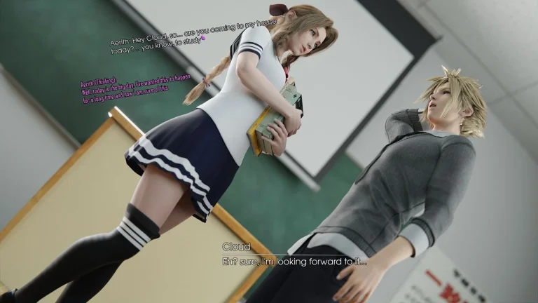 Scarlet X Tifa #01 - School Days porn comic picture 2