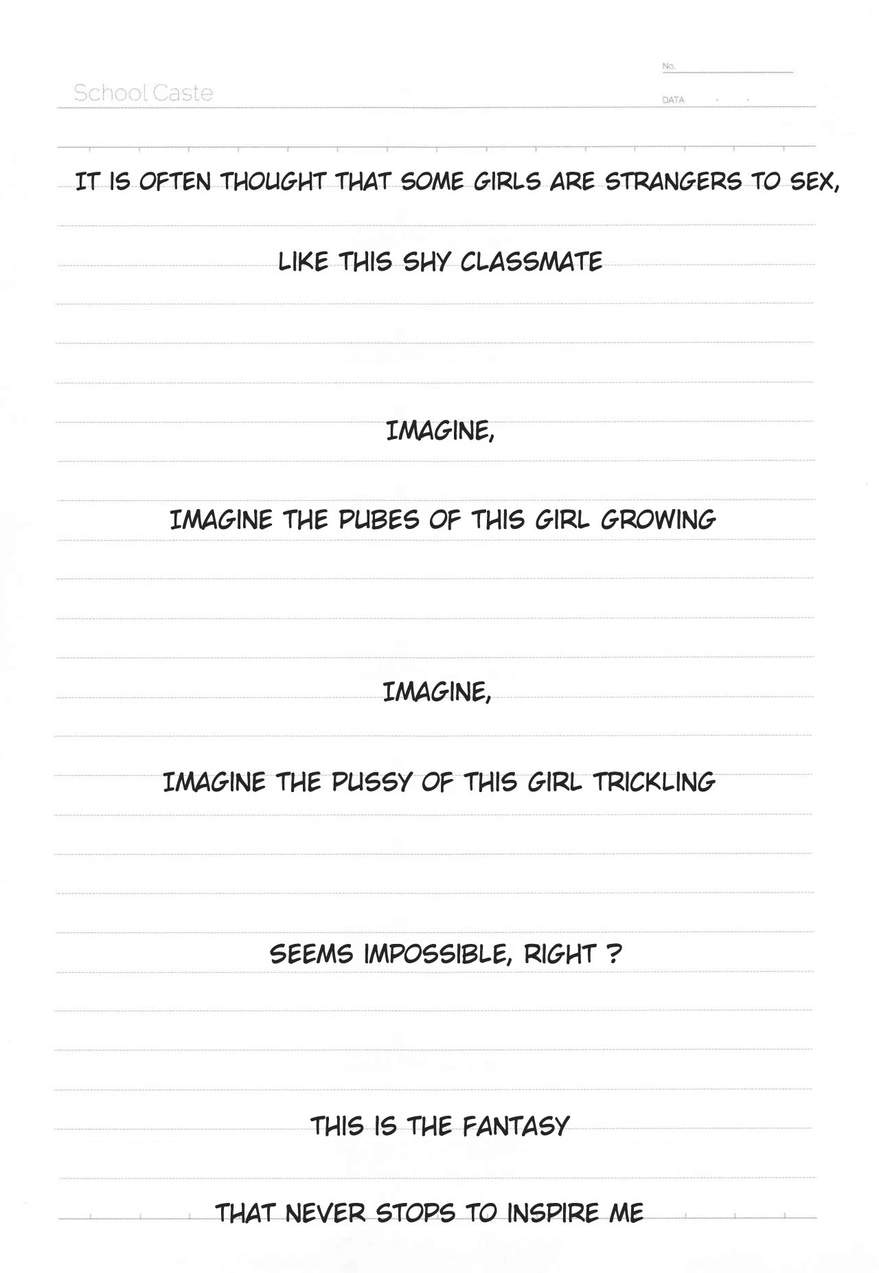 School Caste Prologue and Ch. 1-3 porn comic picture 6