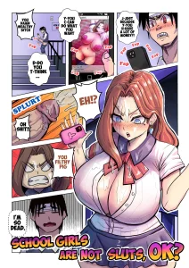 School girls are not sluts,OK? porn comic picture 1