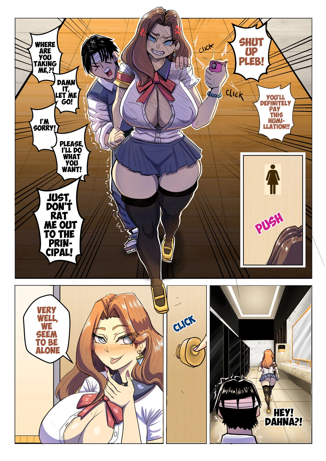 School girls are not sluts,OK? porn comic picture 2