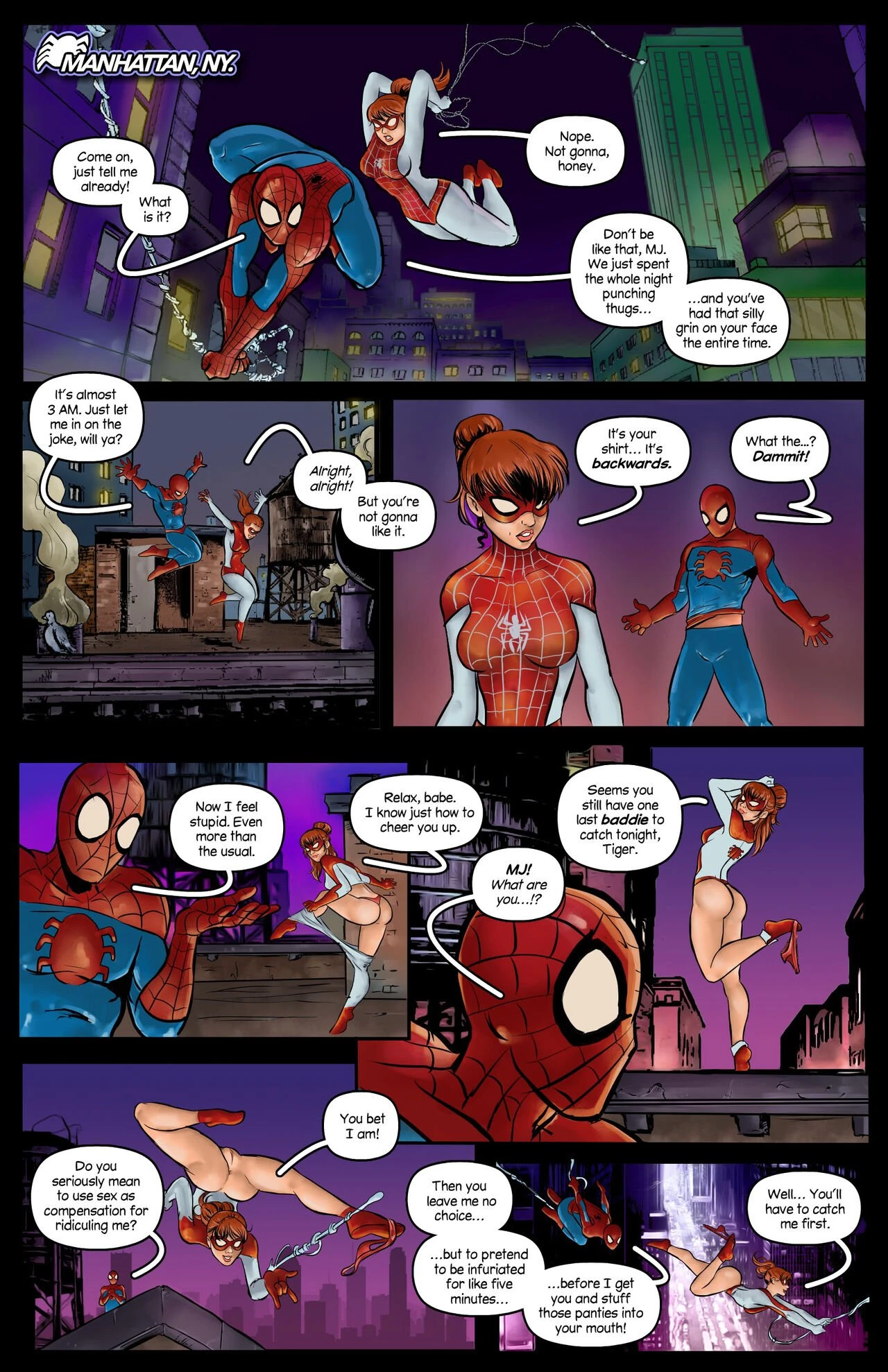 Scions #2 Spider-Daughters Titillation porn comic picture 3