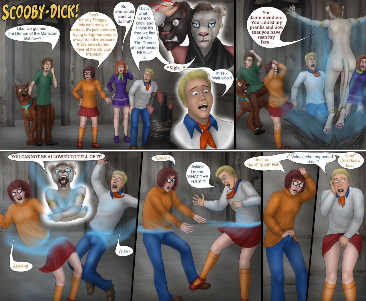 Scooby-Dick porn comic picture 1