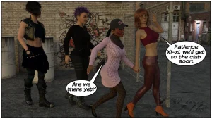 Search for the Amazon Club + Anya's House Party porn comic picture 1