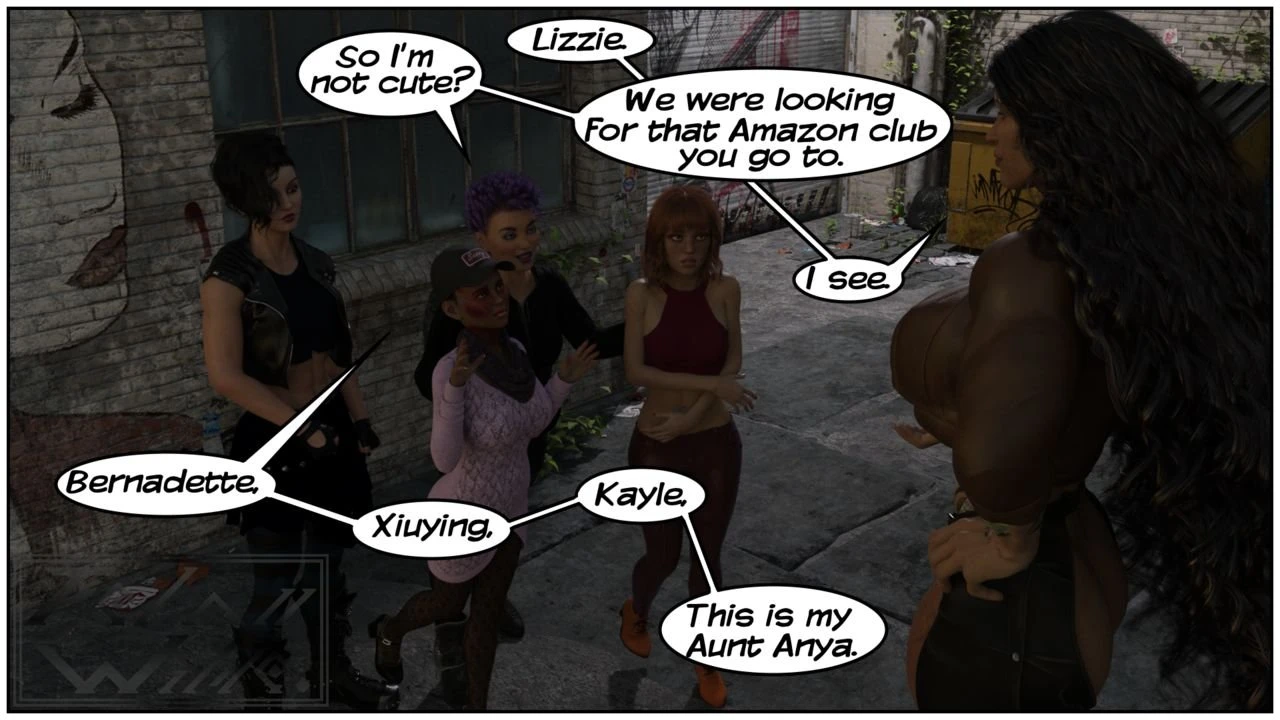 Search for the Amazon Club + Anya's House Party porn comic picture 18