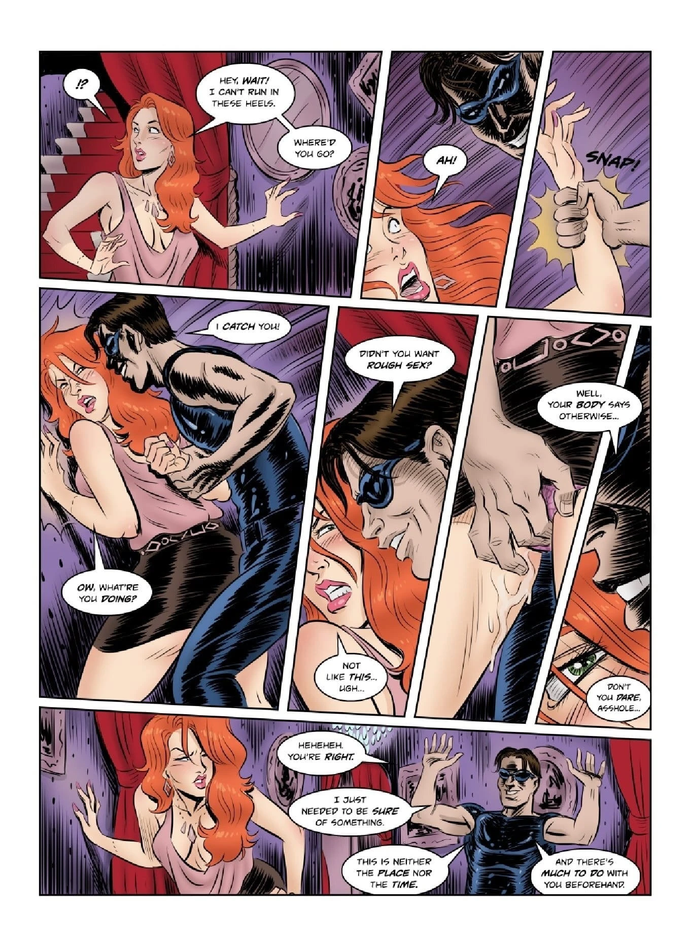 Secret Domination League 1 - The Choice porn comic picture 4