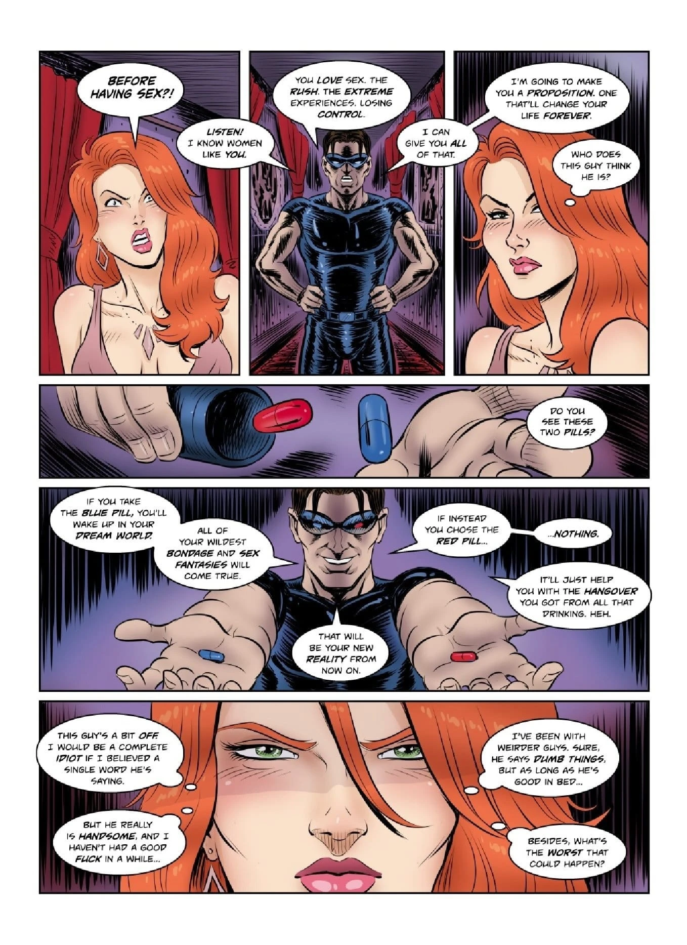 Secret Domination League 1 - The Choice porn comic picture 5