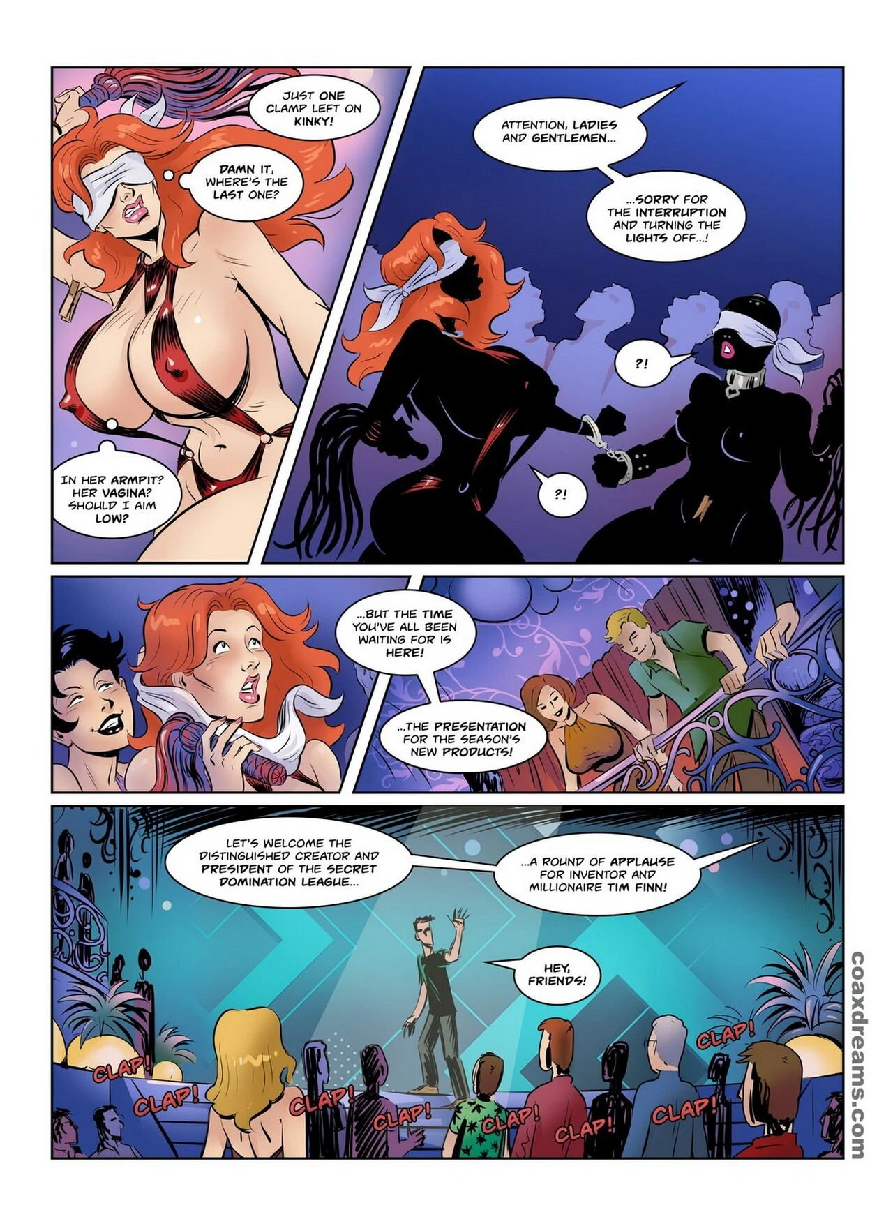 Secret Domination League 4 porn comic picture 18