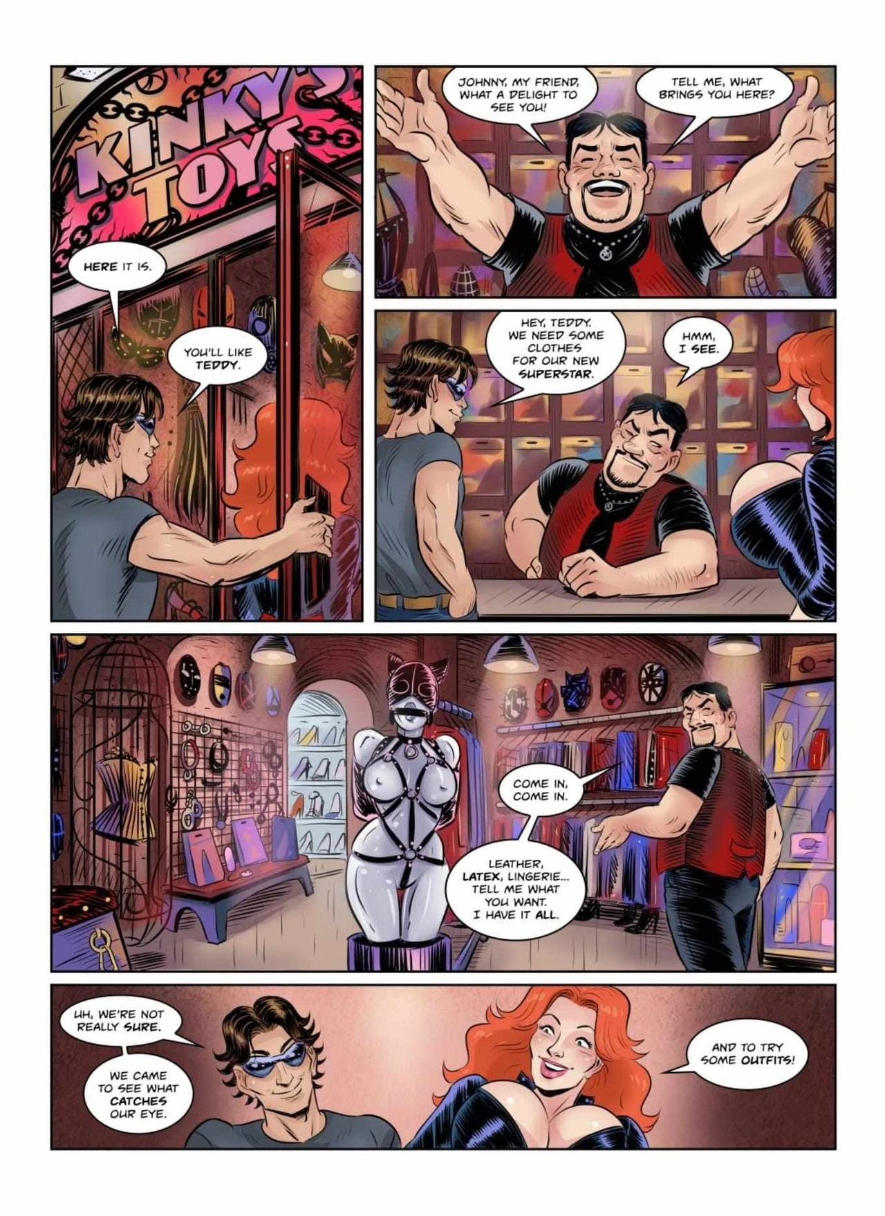 Secret Domination League porn comic picture 15