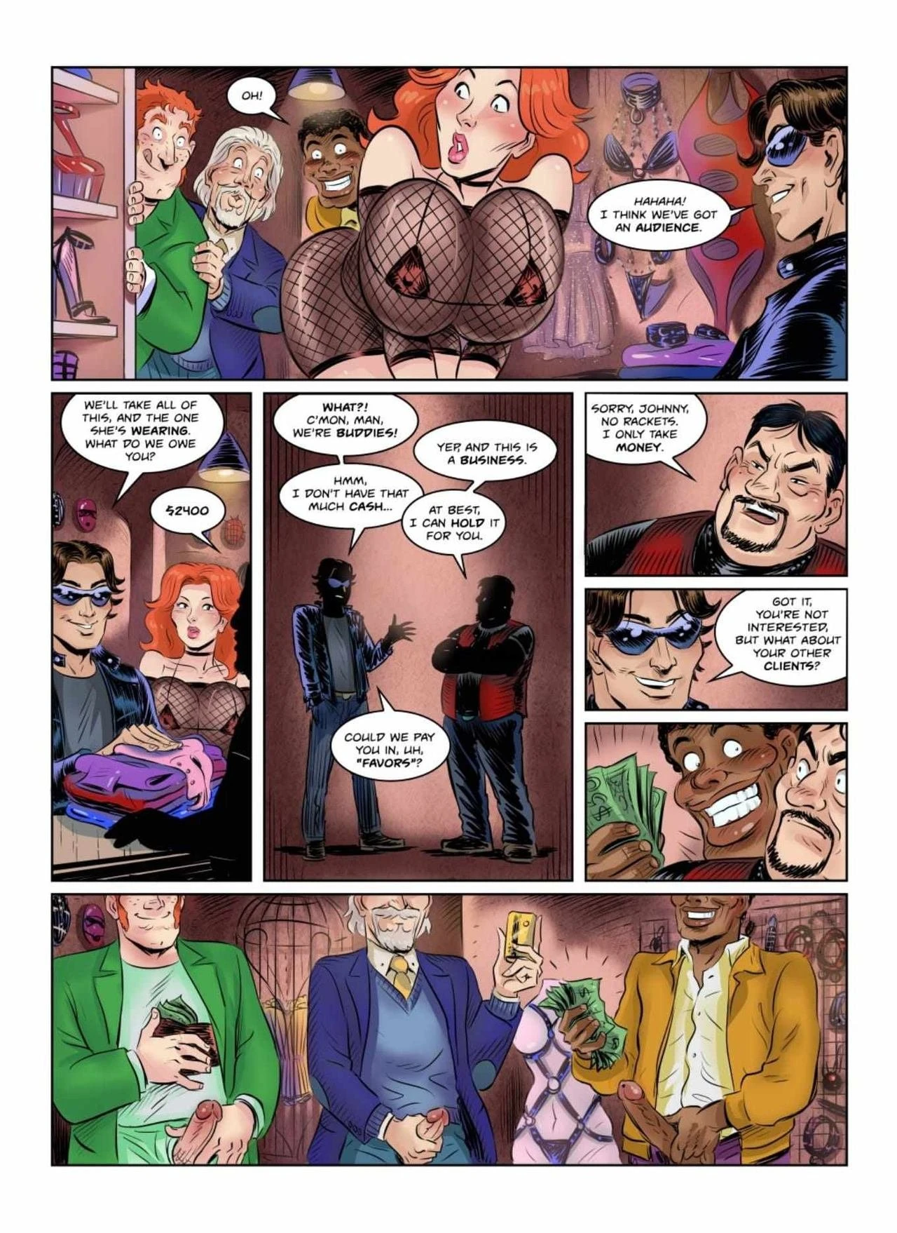 Secret Domination League porn comic picture 17