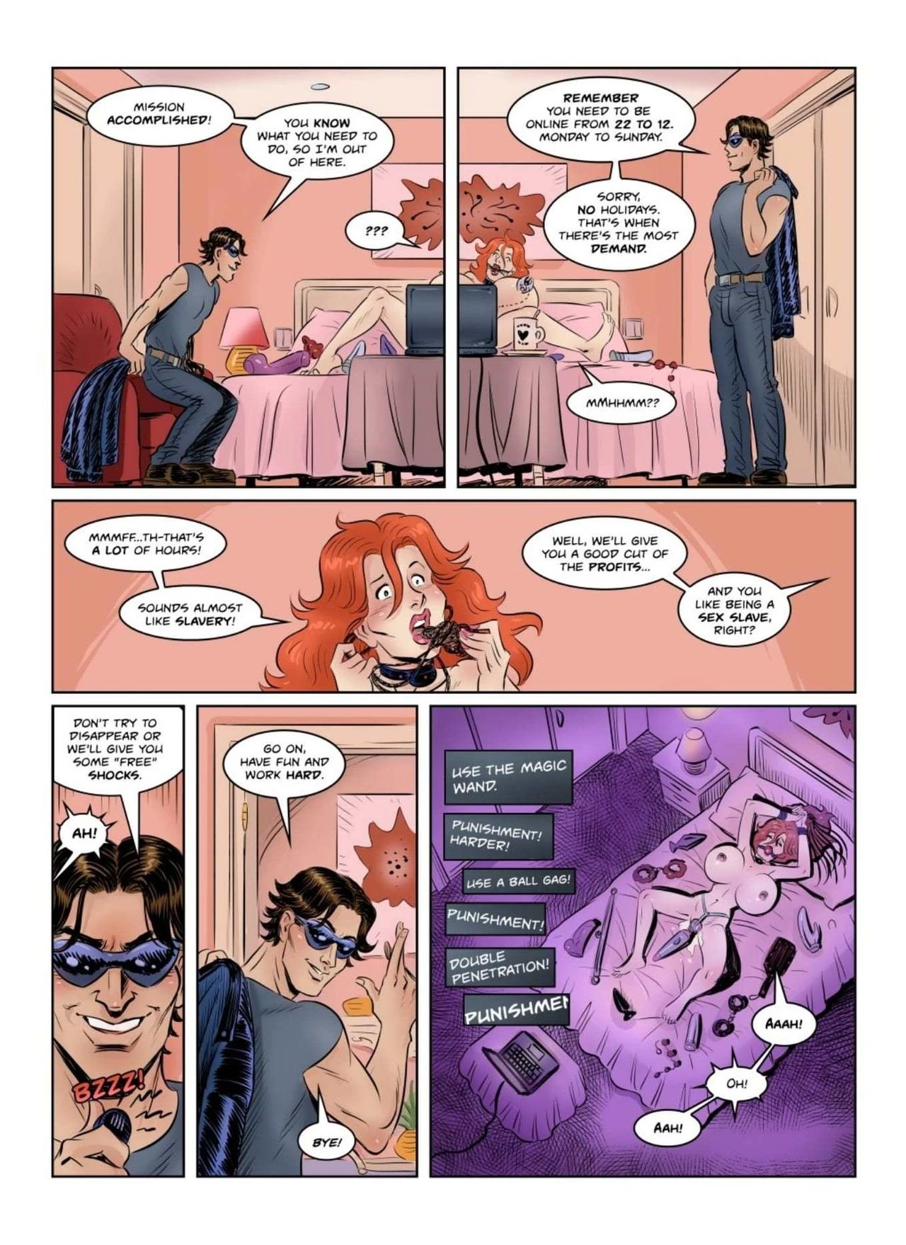 Secret Domination League porn comic picture 27