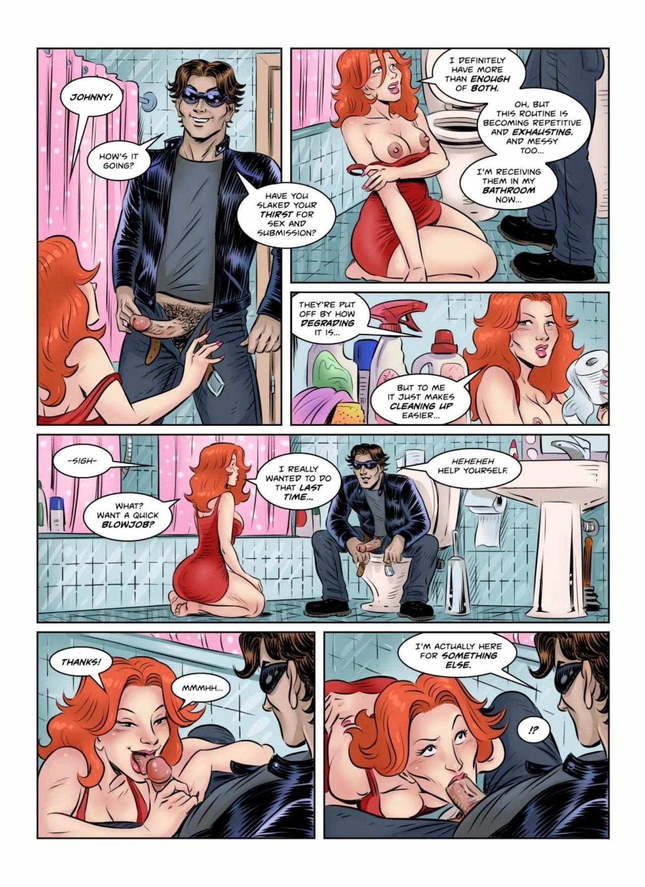 Secret Domination League porn comic picture 4