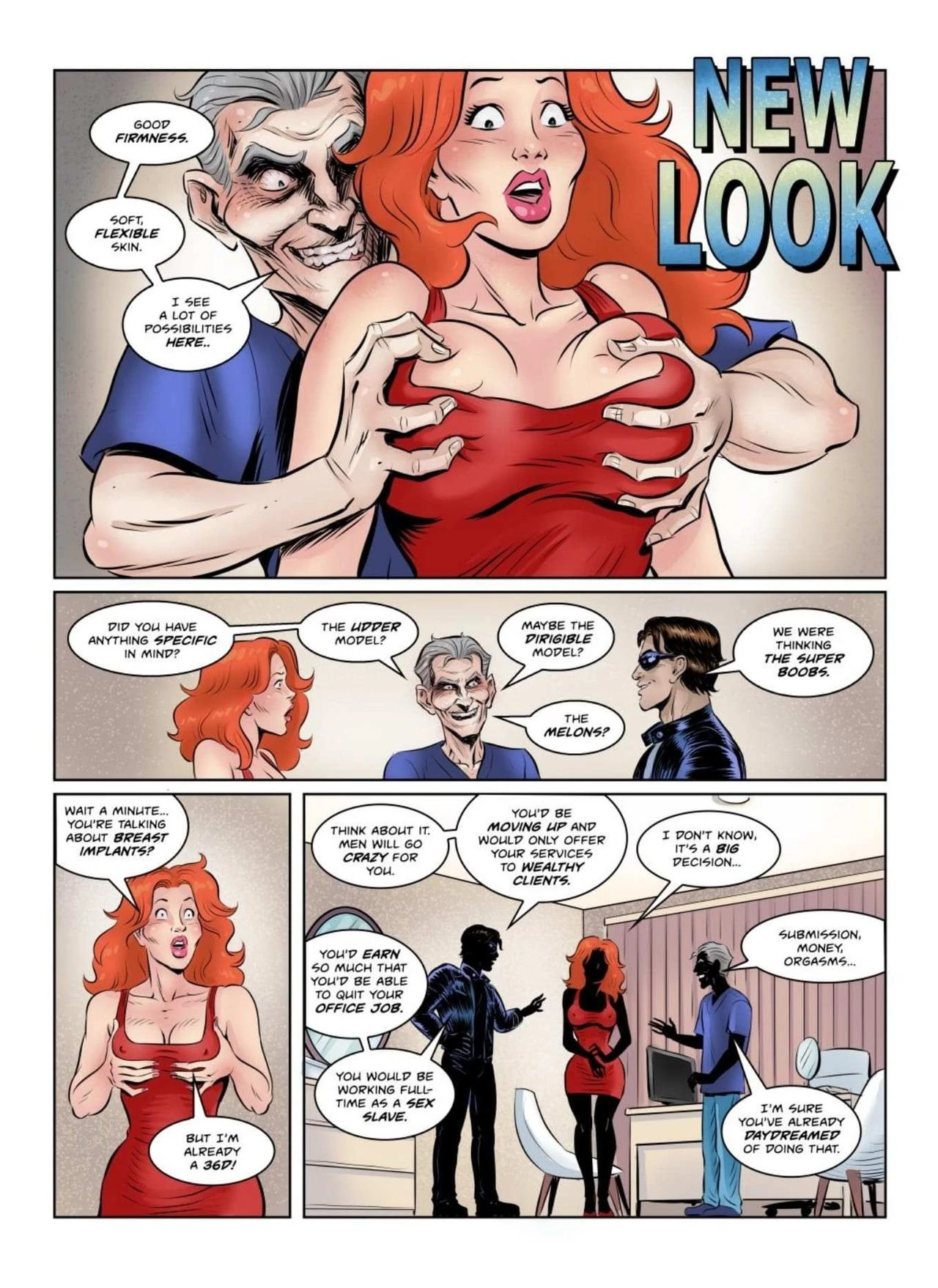 Secret Domination League porn comic picture 6