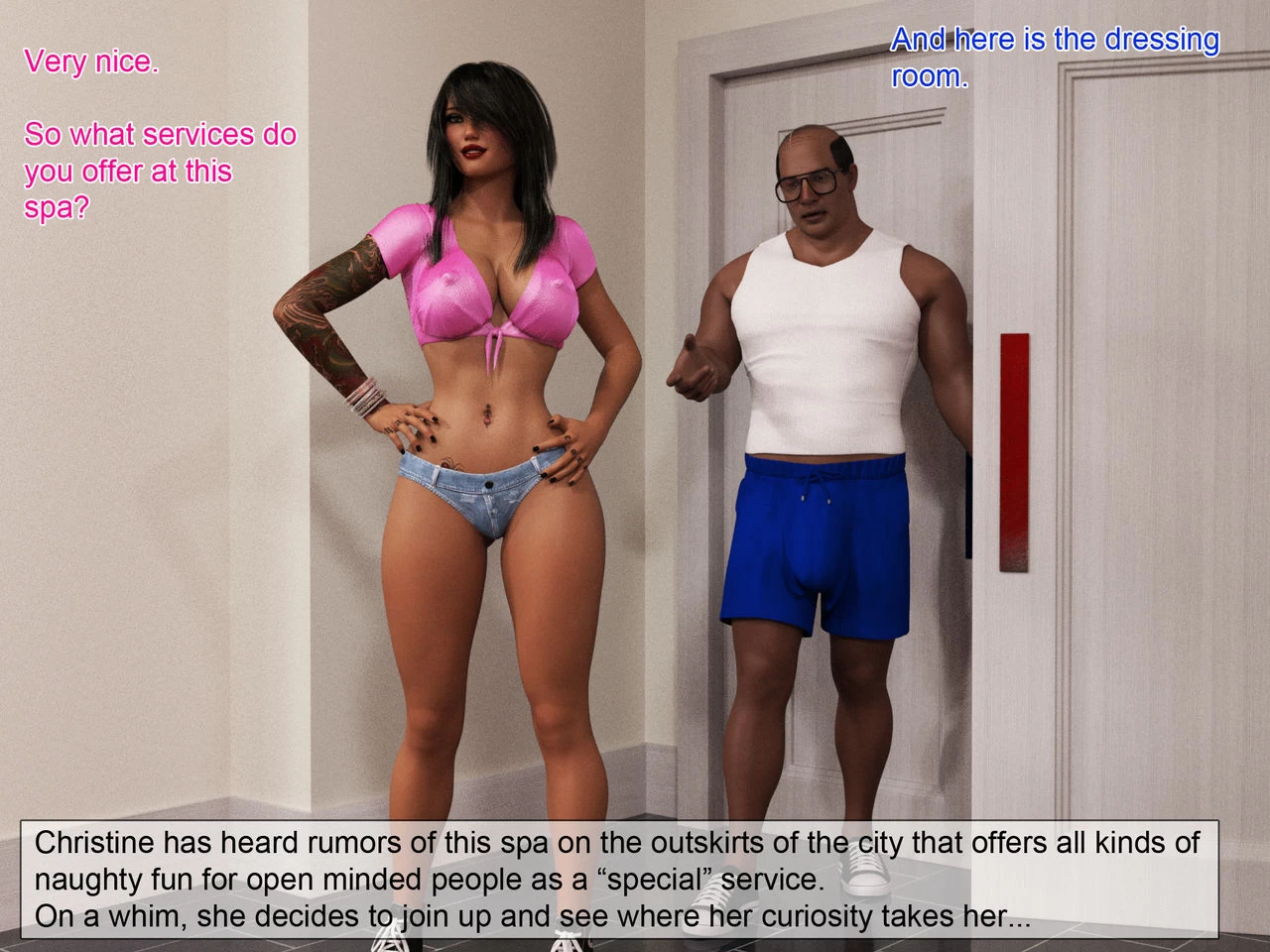 Secret Service Spa porn comic picture 1