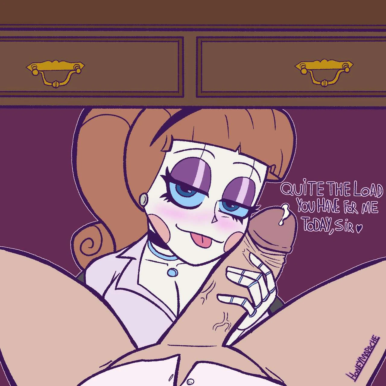 Secretary Molly porn comic picture 5